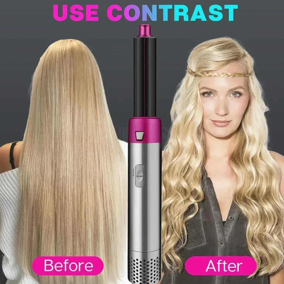 Transform Your Hair with the 5 In 1 Hair Dryer And Hot Air Comb Brush