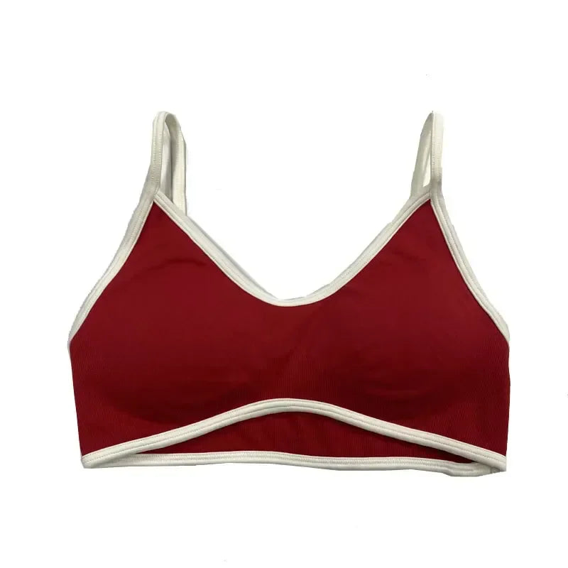 TEVEO Women's Sports Yoga Shorts Fitness Cycling Elastic Sports Pants Ignite Sculpt Scrunch Short Yoga Bra Set