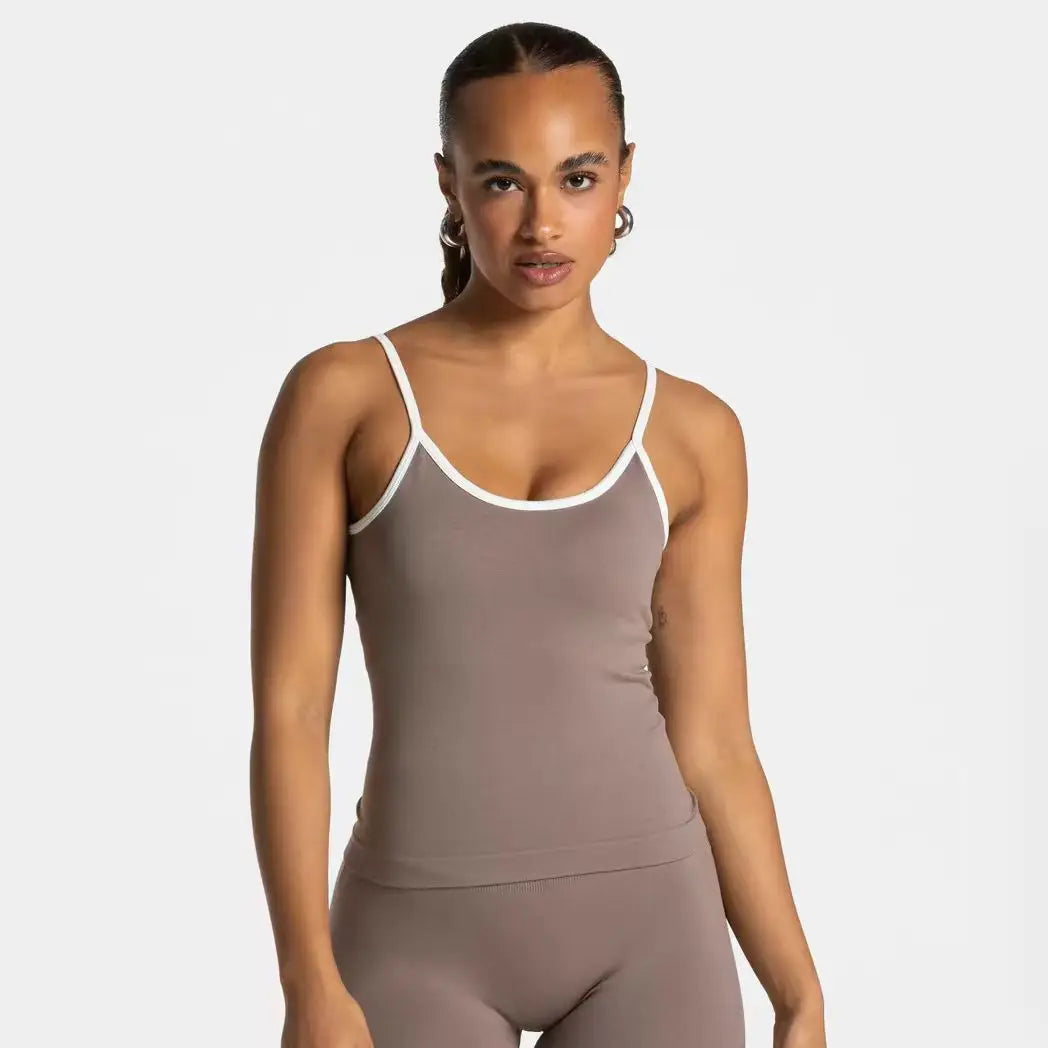 TEVEO Women's Sports Yoga Shorts Fitness Cycling Elastic Sports Pants Ignite Sculpt Scrunch Short Yoga Bra Set